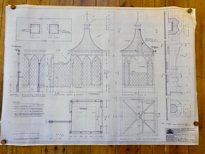 Original technische Bühnenzeichnungen von Peter Farmer Royal Opera House
