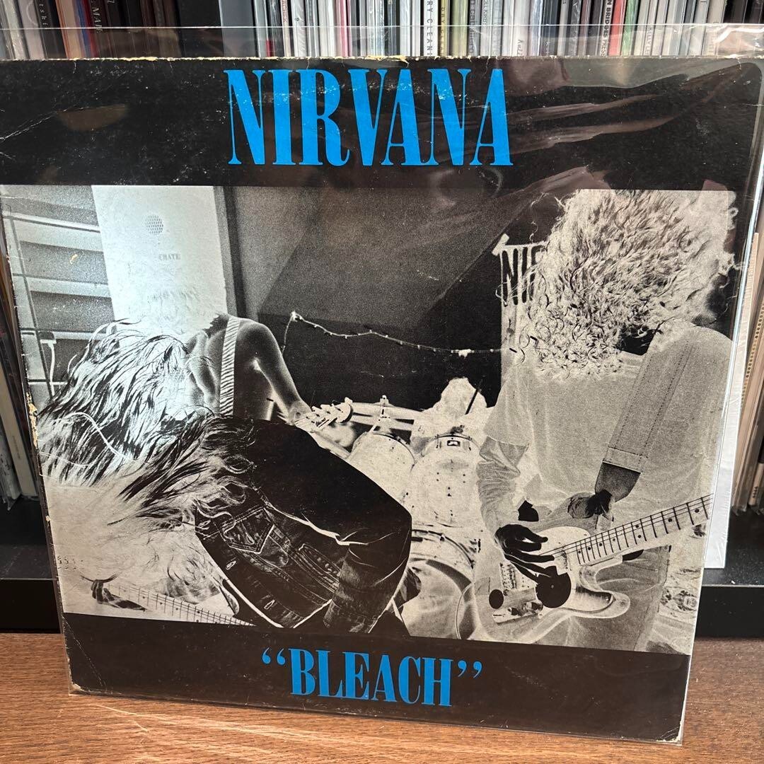 Nirvana / Bleach Blue Vinyl, Blue Text 1989 AU LTD LP
