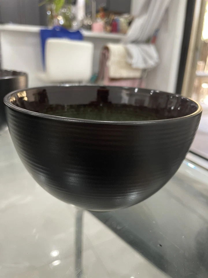 Керамическая чаша из 4 предметов сверху и сзади - Изображение 2 из 4