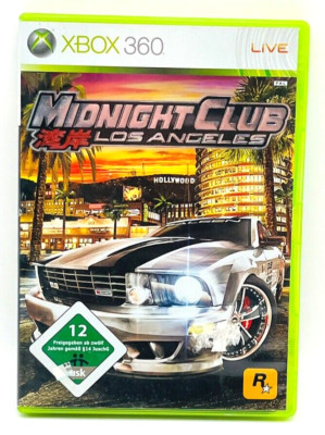 Midnight Club Los Angeles Microsoft XBox 360 Anleitung OVP
