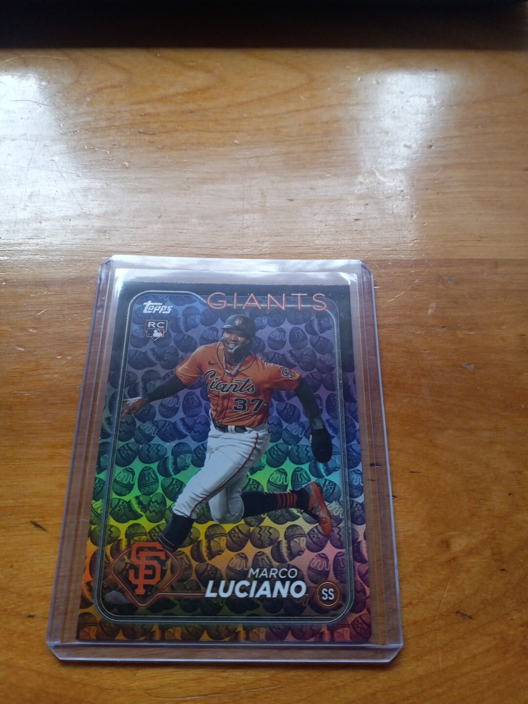 2024 Topps Series 1 Easter Egg Foil Marco Luciano RC #232