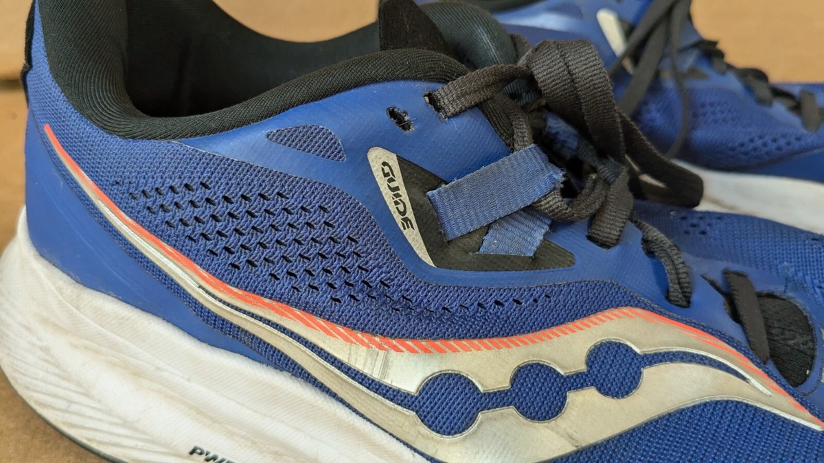 Men’s Saucony Guide 15 Running Shoes in Blue Orange Size 10 Sneaker - S20684-16 Men main image 3