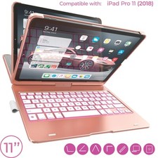 TYPECASE Flexbook- iPad Pro 11 Keyboard Case - Backlit - Wireless - 360