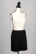 HOLT RENFREW Studio Vintage Black  Mini Skirt Size 6 Polyamide/Lycra