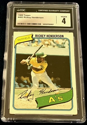 1980 Rickey Henderson Topps CGC 4 Rookie Card