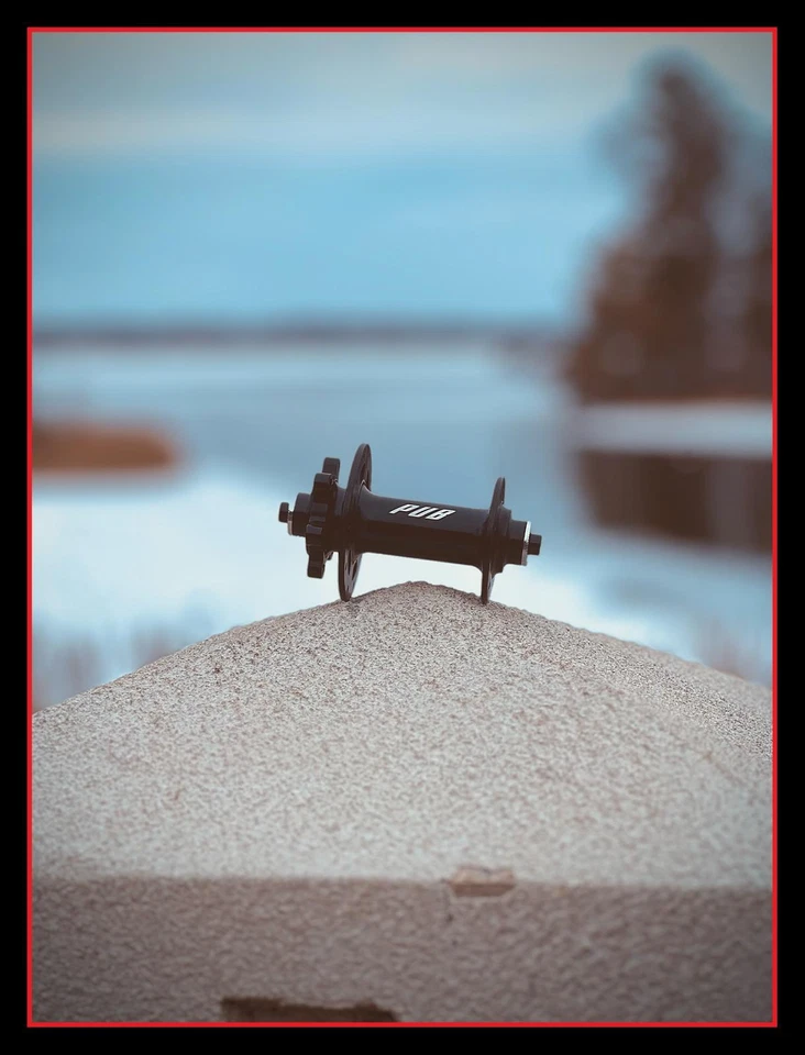 PUB HUB Aleación Delantero 6 Pernos Disco 100mm 20 Agujeros QR Liberación Rápida Sello Rodamiento Nuevo Foto 3 de 4