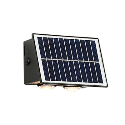 Solar Wall Washer Im Freien Wasserdichte Wand Lampe Landschaft Garten Lampe M4G4