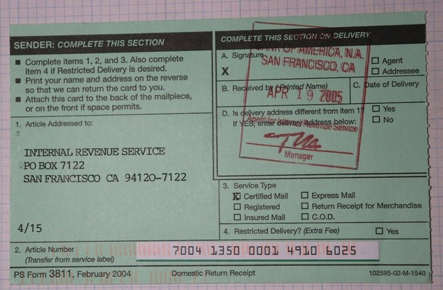 usps-irs-s-f-ca-certified-mail-official-gpo-form-card-ebay