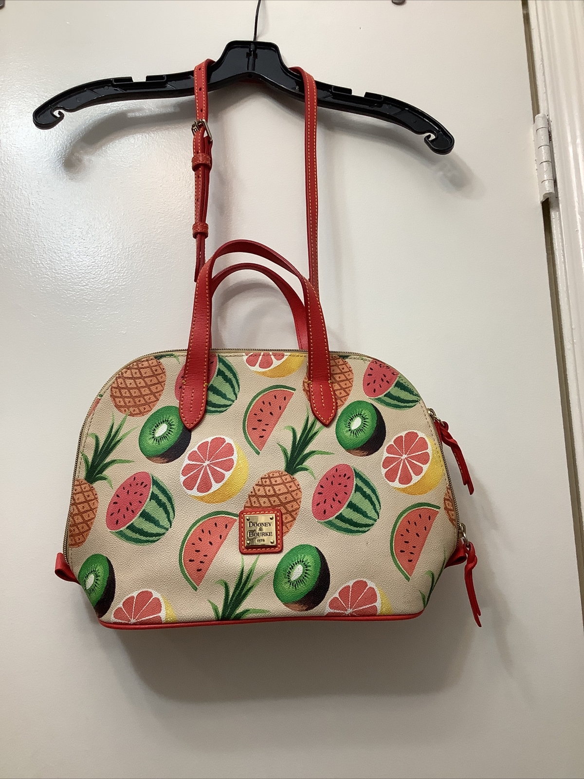 Dooney and Bourke Ambrosia Fruit Top Handle/Crossbody Handbag eBay