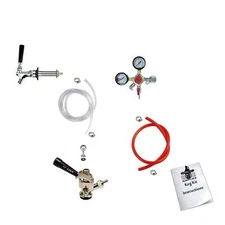 1 Tap Kegerator Conversion Kit Door Mount Homebrew Draft Beer Regulator