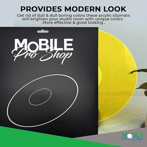 12" Acrylic Turntable Mat – Slipmat for Vinyl LP Record Players (Slipmat Only) - Picture 50 of 71