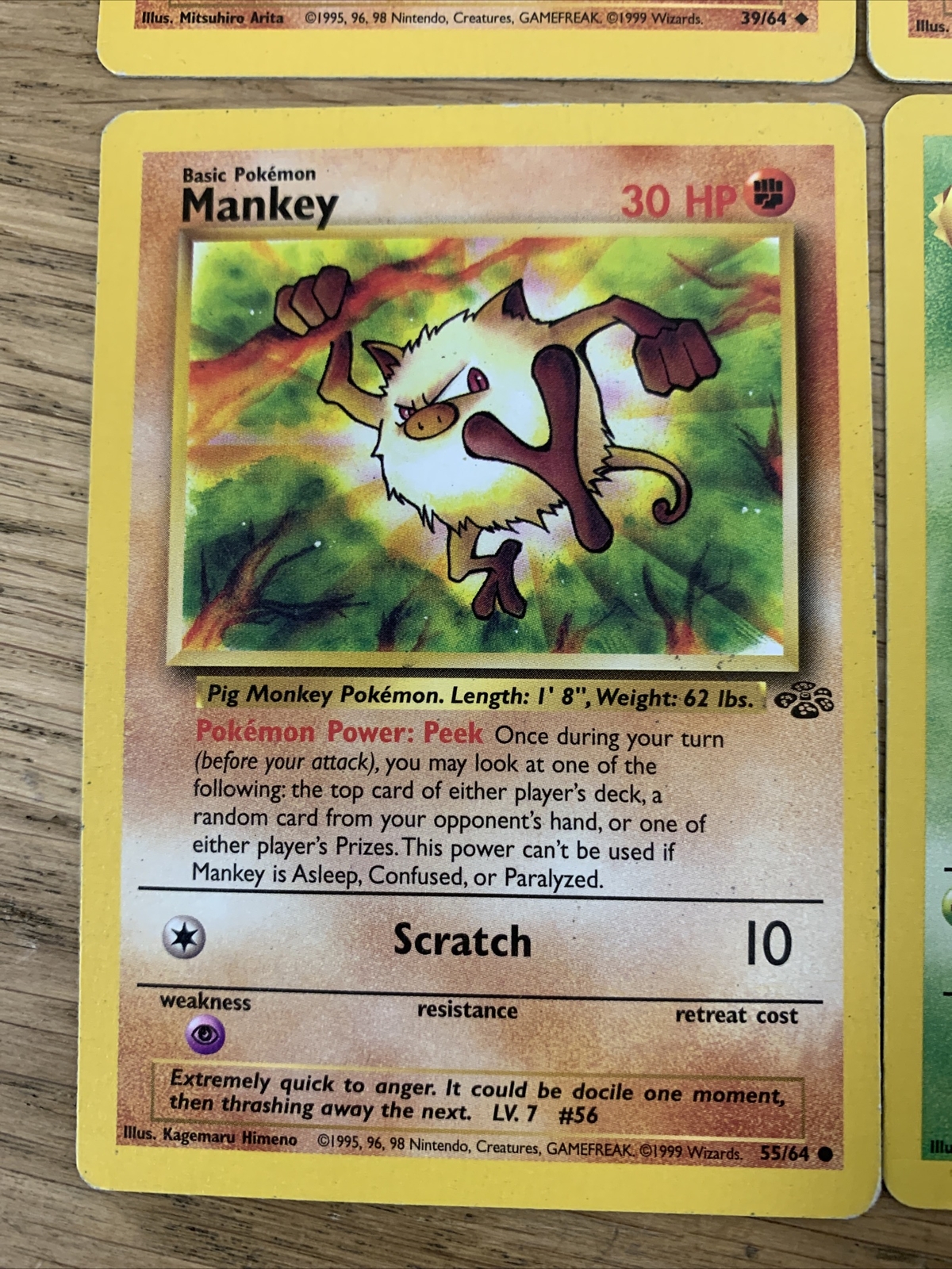 Jungle Set Pokemon Card Lot 9 Different Cards RARE WOTC LP eBay