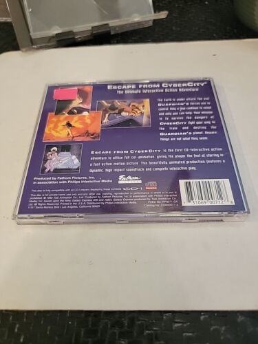 Escape from CyberCity (Philips CD-i, 1992) Cyber City Philips CDi - Bild 2 von 2