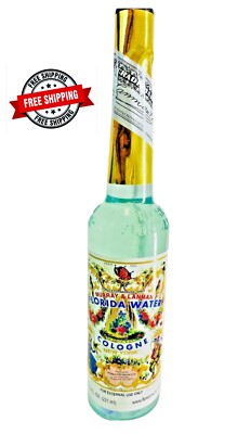 Agua Florida. Murray & Lanman Florida Water Cologne Plastic Bottle 7.5 FL oz.