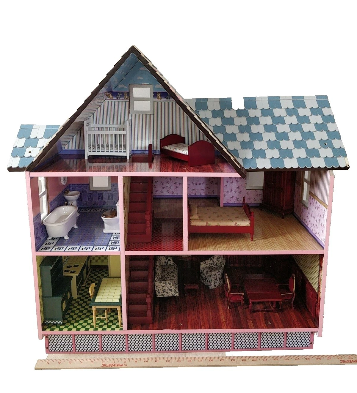 Casas de Muñecas Victoriano Melissa & Doug y cajas de habitación