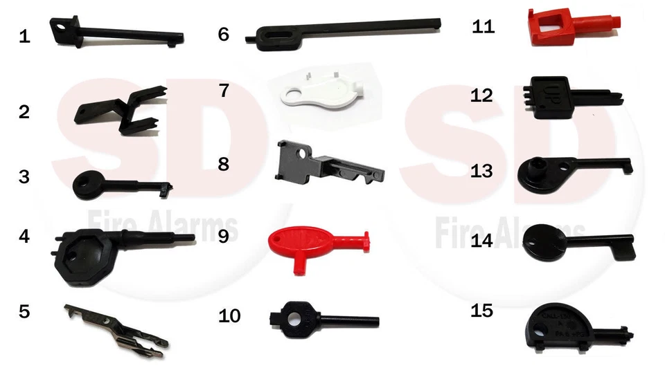 SD FIRE ALARMS Fire Alarm Call Point Test Keys ***Choose Which One you need*** Inc VAT