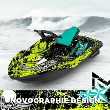 SEADOO SPARK GRAPHIC Full Wrap KIT 2up + 3up stripe sticker