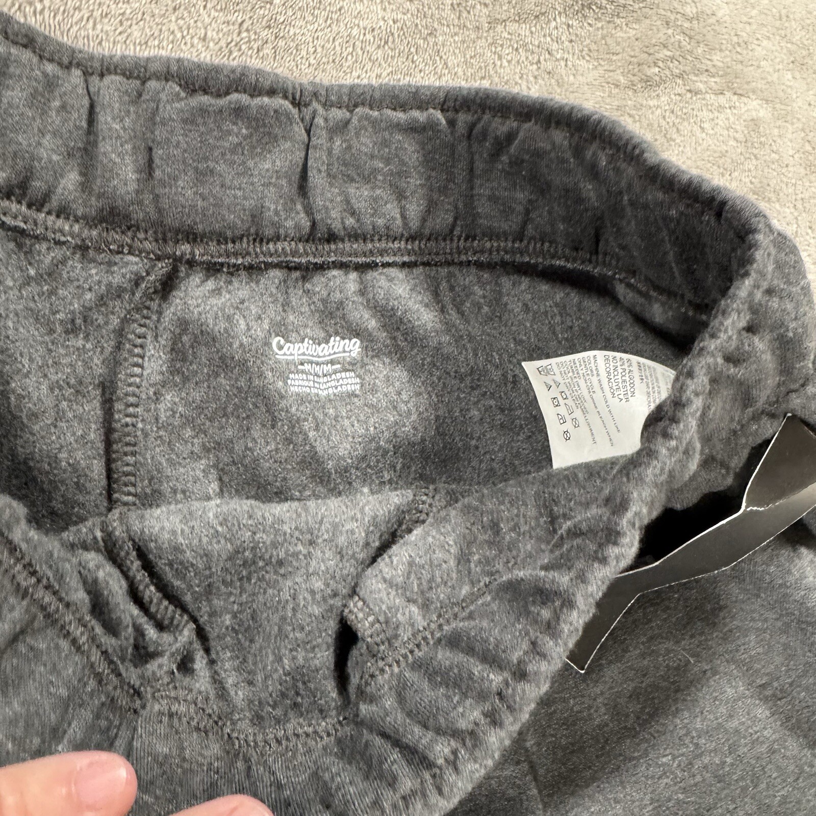 West Virginia Mountaineers Athletic Sweatpants NCAA Mens M Gray Spellout Gym