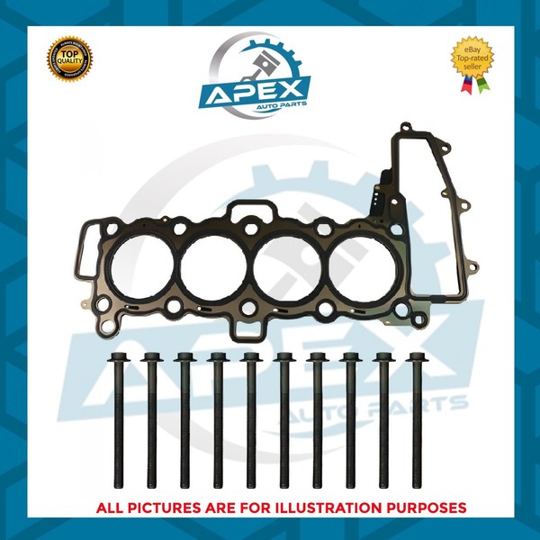 Range Rover 2.0 D TD4 Dieselmotor 204DT Kopfdichtung (3 LöCher) & Kopf Bolts-image