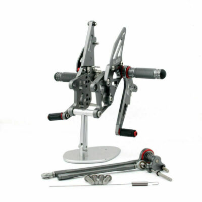 Fussrastenanlage Rearset Rear set Foot pegs Für Honda CBR600RR 2007-2008 Gray F2