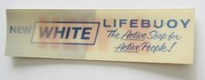 New White Lifebuoy Soap 1960's VARI-VUE Lenticular Advertisement 1 1/2