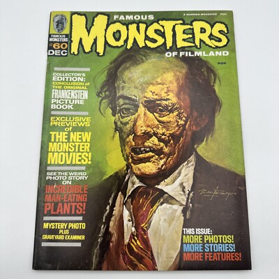 #60 Famous Monsters of Filmland (DEC 1969) Cover Art: Dorian Gray by Basil Gogos