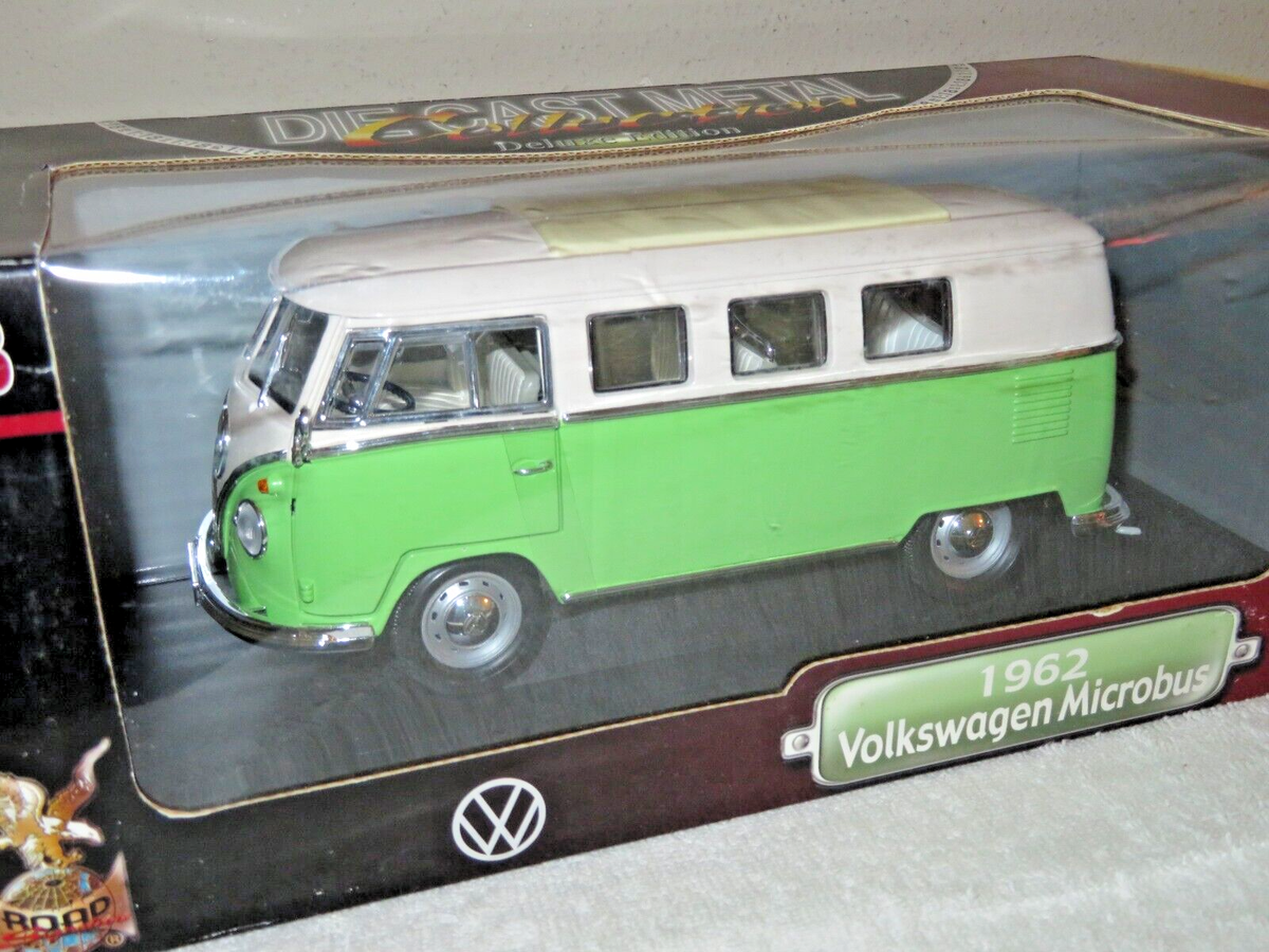 ミニカー ROAD 1962 VOLKSWAGEN MICROBUS 1962 VOLKSWAGEN MICROBUS 1:18 ROAD SIGNATURE OPENING DOORS