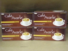 Cafe Avarle Healthy Mocha w/ Ganoderma & Cordyceps - 4 Boxes (20 Pks each)