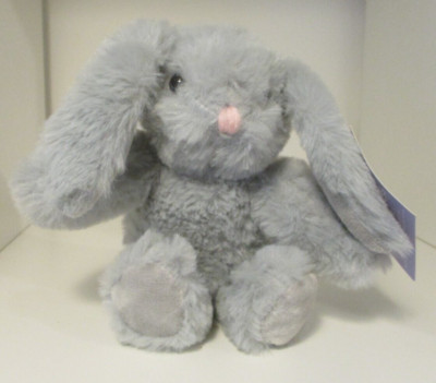 TJM WEISSES HASE KANINCHEN MIT ROSA NASE STOFFTIER NEU MIT ETIKETT