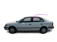 Fits: 1995-1997 Toyota Tercel 4D Sedan Rear Left Driver Side Door Window Glass
