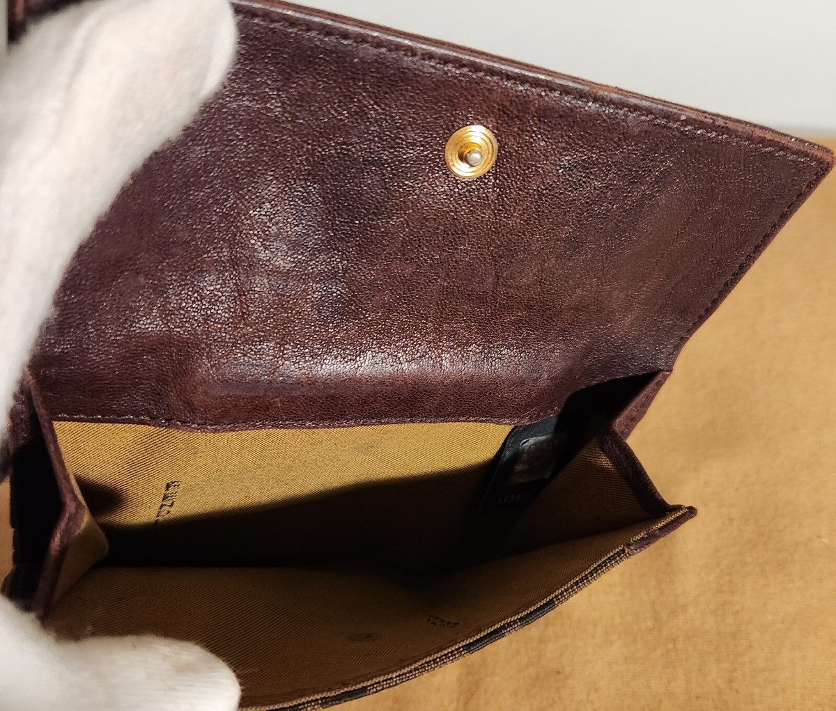 FENDI FF Zucca Bifold Spy Canvas Wallet | eBay