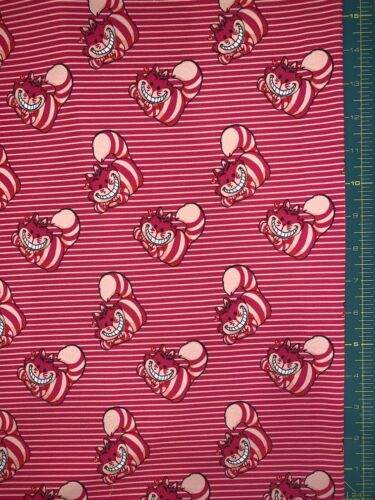 Alice in Wonderland Cheshire Custom Fabric Fat Quarter 18”x28” Cotton Woven
