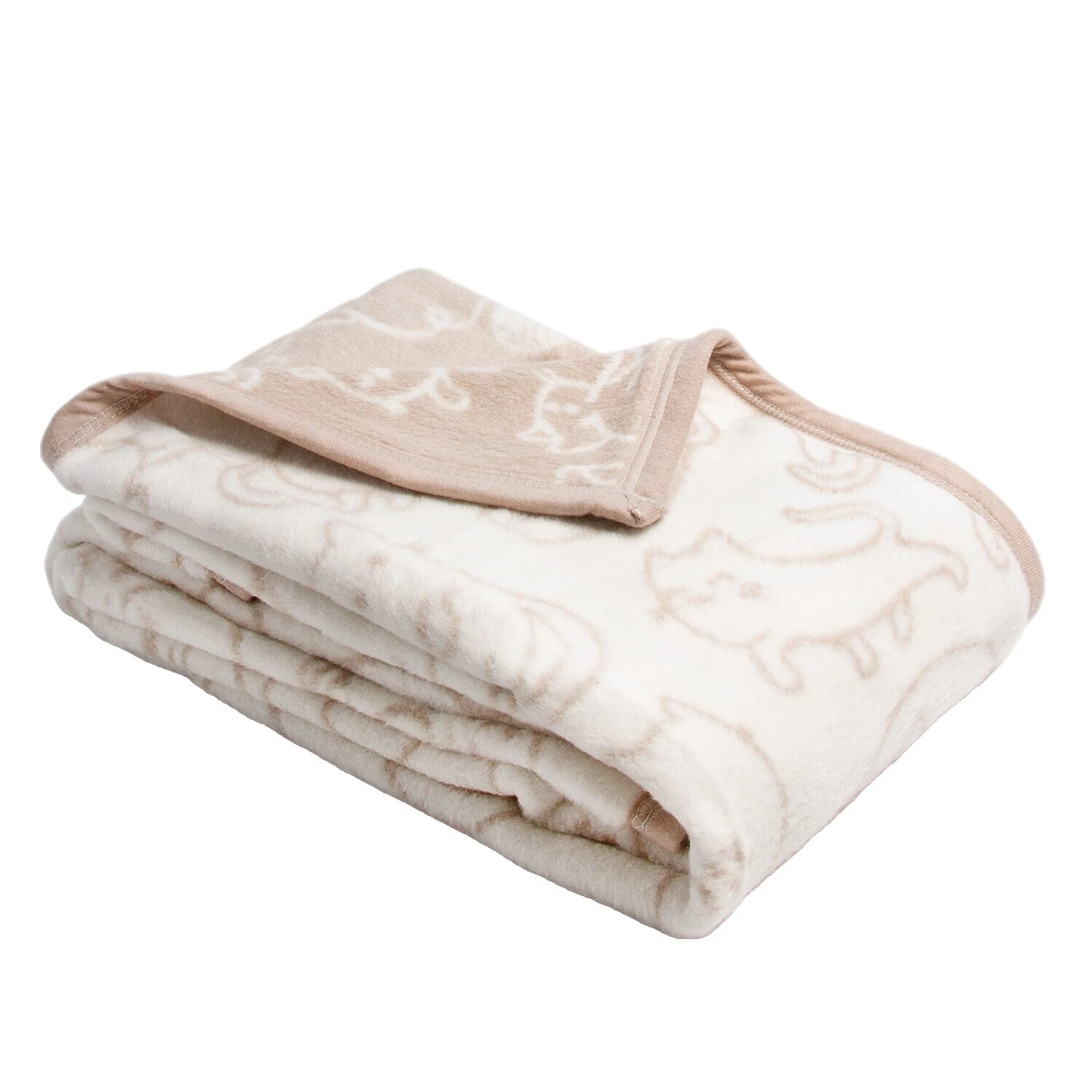 Cobijas y mantas Animales de mezcla de algodón