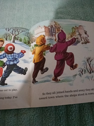 Disneyland 1976 Little Golden Book & Record "Frosty The Snowman" 33 1/3 Rpm - Foto 6 di 8