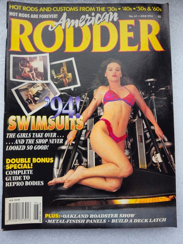 4 X VINTAGE NOSTALGIA, 1990s AMERICAN RODDER MAGAZINE, POST FREE - Picture 4 of 4