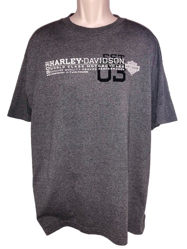 Harley Davidson Cajun Lafayette Louisiana XL Shirt 2013 Alligator Gray NEW - Picture 2 of 5