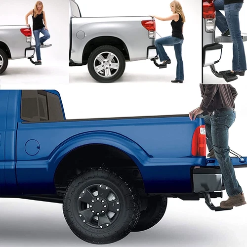 For F150 2022 2023 Pick Up Truck Truck Bed Side Step Retractable Bumper Step - Picture 8 of 8