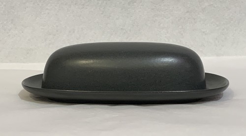 Noritake Colorwave Stoneware Oblong Covered Butter Dish, #8034 Graphite, 1/4 LB - Picture 20 of 21