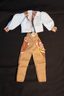 Barbie & other similar Fashion Dolls - 80's Style Jacket and Pants Blue & Brown
