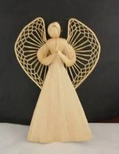 Corn Husk Large Angel by Craven Pottery with Tags