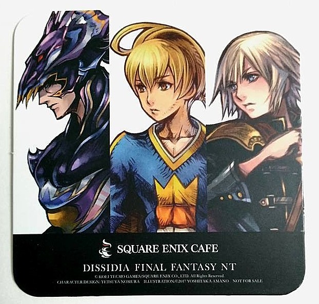 Final Fantasy Dissidia NT Coaster Noctis Lightning Cloud Squall