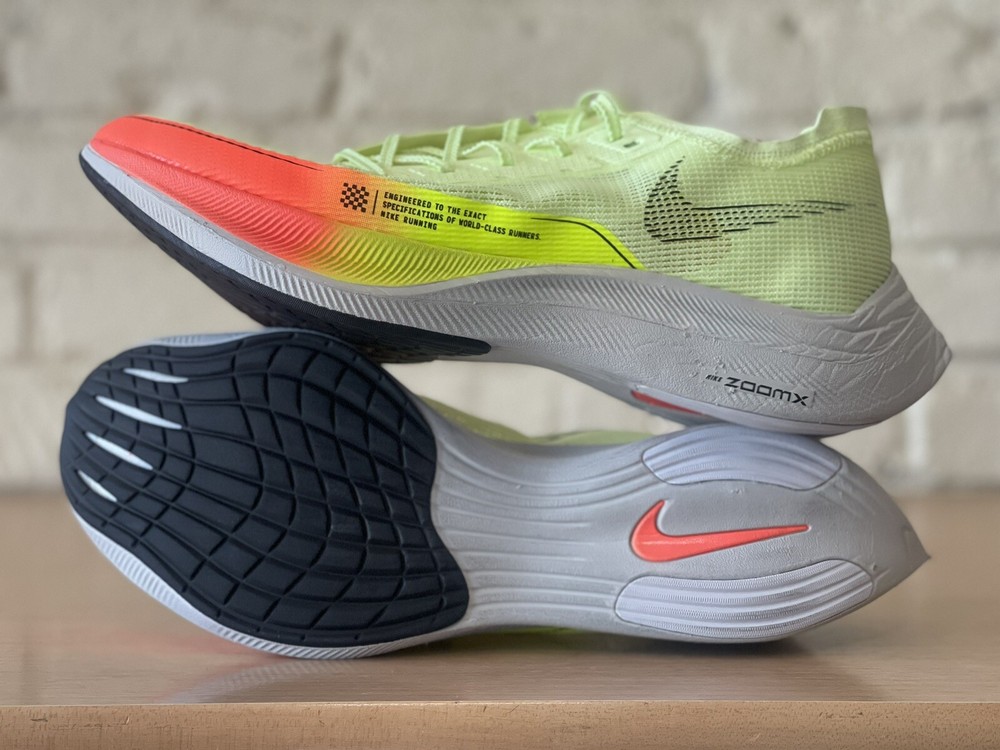 Nike ZoomX Vaporfly Next% 2 Volt Hyper Orange Mens Running Shoes Size 11 CU4111-700 Marathon Racing