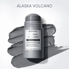 SKINTIFIC Mugwort Alaska Volcano Pore Detox Clay Mask Stick 40g