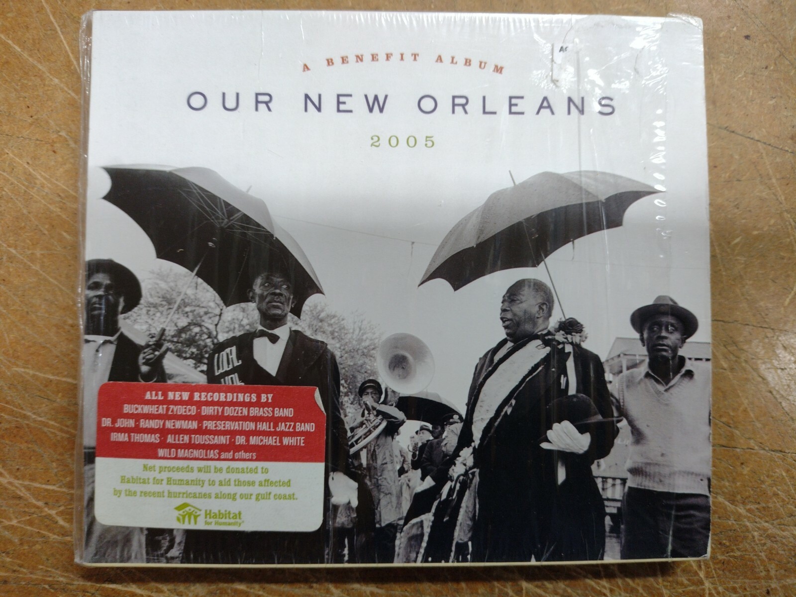 Various Artists : Our New Orleans CD (2005) buckwheat zydeco Dr John Eddie bo
