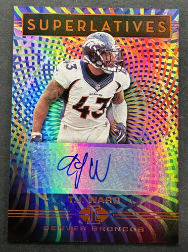 2020 Panini Illusions - TJ Ward #SU17 Denver Broncos - AUTO