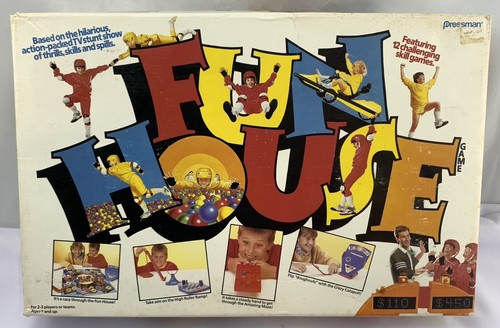 1988 Fun House Game by Pressman Complete in Good Condition FREE SHIPPING - Picture 6 of 7