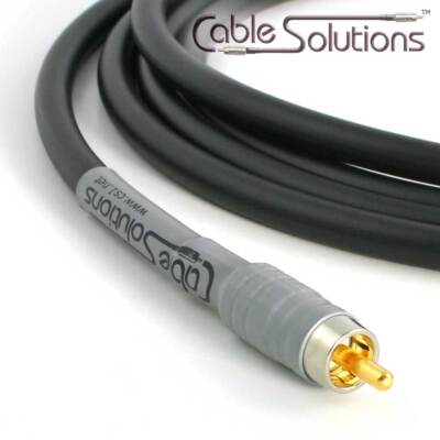Cable Solutions Signature Series 77 Subwoofer Interconnect Cable 6m