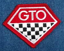 NOS 70s Vintage Pontiac GTO 3.75"x3" Patch MUSCLE CAR 100% Authentic Original