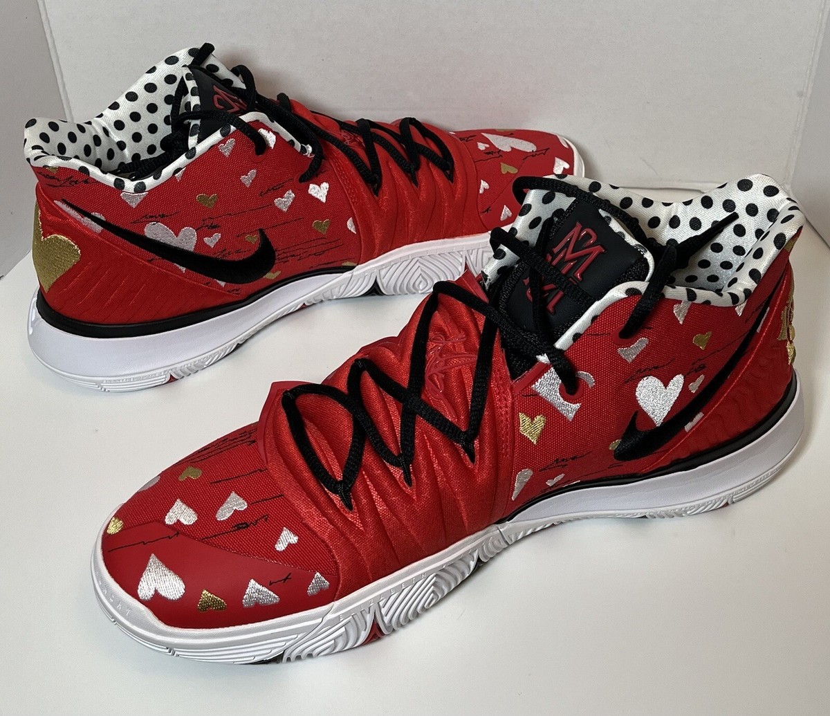 kyrie 5 i love you mom red