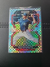 2022 Prizm Draft Picks Baseball  Power Plaid #PDP59 Brycen Mautz /# d to 35